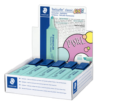 Text marker STAEDTLER TEXTSURFER 364, mint color.
