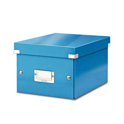 Filing box LEITZ WOW, foldable, A5, 160 x 220 x 282 mm, light blue