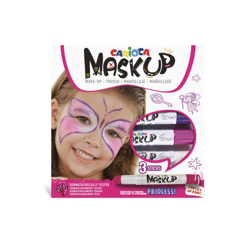 Face paint CARIOCA PRINCESS, 3 pcs.