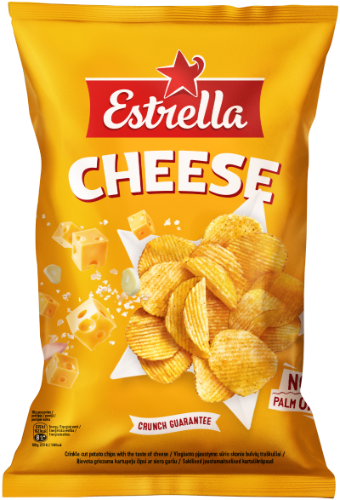Traškučiai ESTRELLA, sūrio skonio, 130 g