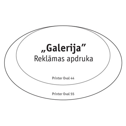 Antspaudo korpusas PRINTER OVAL44