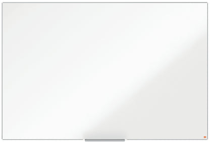 Enamelled white magnetic board NOBO Impression Pro, 180x120 cm, aluminum frame