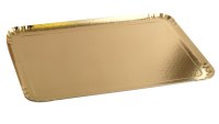 Disposable trays CATERING, gold color, 28 x 19 cm, 25 pcs.