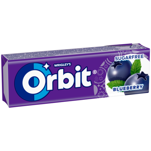 Chewing gum ORBIT Blueberry, 14 g