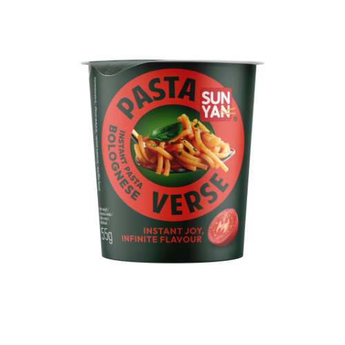 Instant pasta SUN YAN, Pasta Verse, with bolognese sauce, 55g