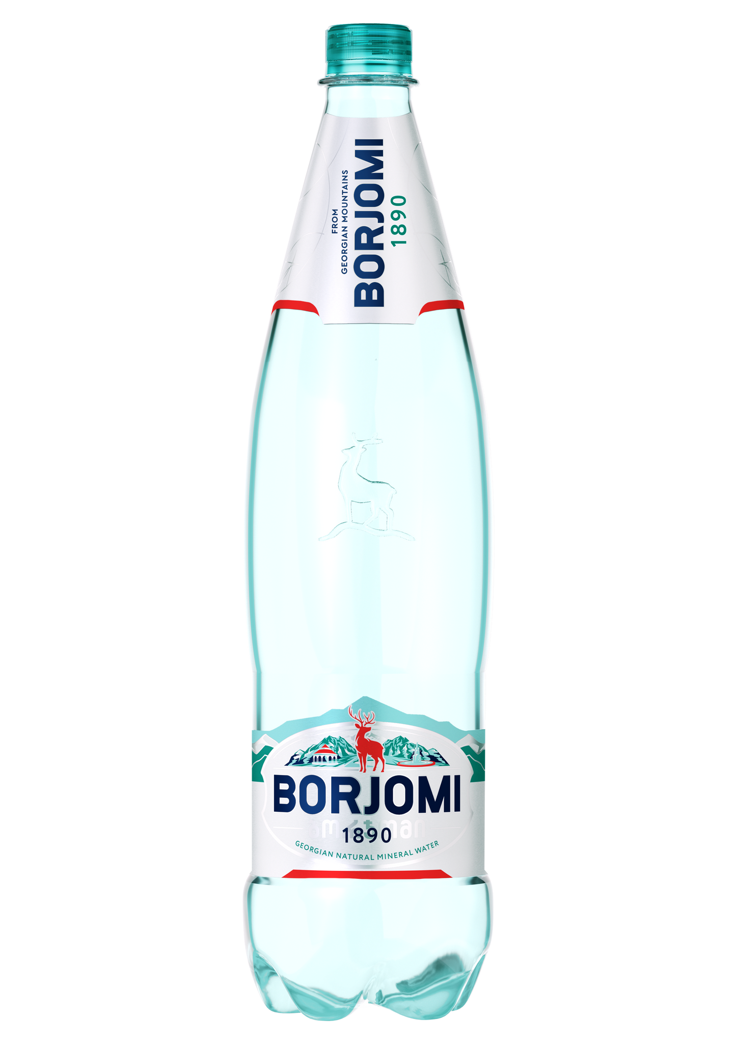 Natūralus gazuotas mineralinis vanduo BORJOMI 1l, PET D