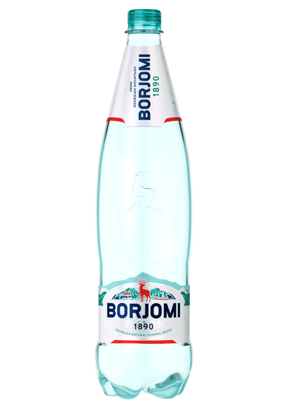 Natūralus gazuotas mineralinis vanduo BORJOMI 1l, PET D