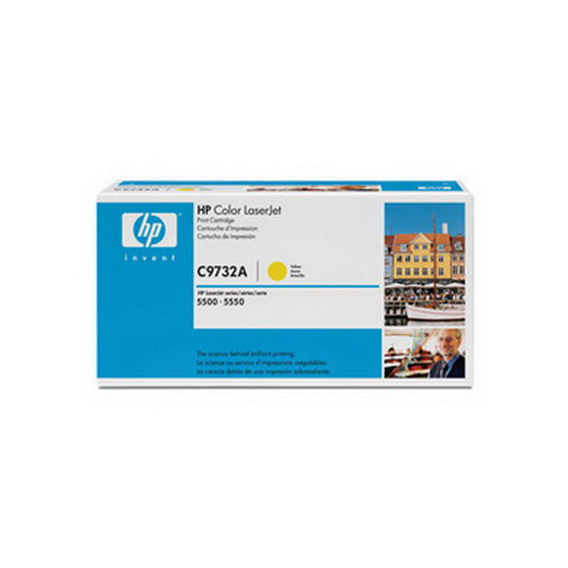 Dažomieji milteliai HP C9732A (Nr.645A), Geltona