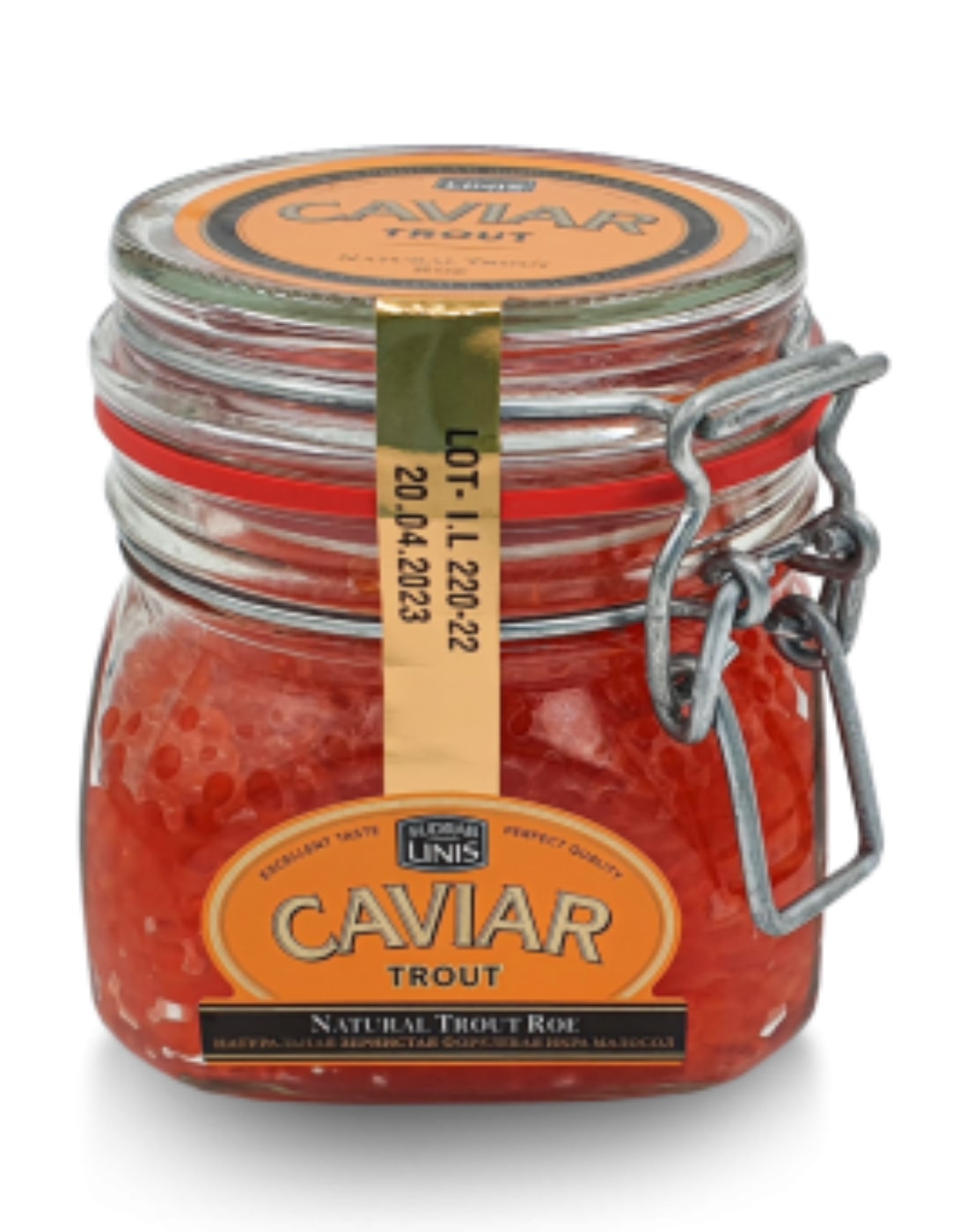 Trout caviar SUDRABLINIS Premium, 300 g