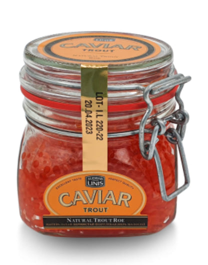 Trout caviar SUDRABLINIS Premium, 300 g