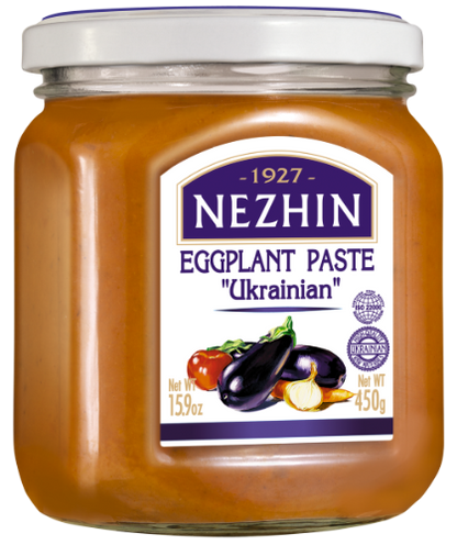 NEZHIN seasoning, Eggplant paste, Ukrainian, 450 g