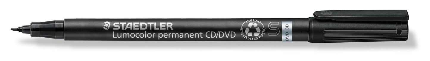 Permanentinis žymeklis STAEDTLER LUMOCOLOR CD/DVD 310, JUODA