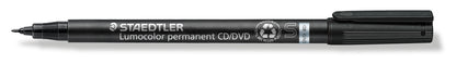 Permanentinis žymeklis STAEDTLER LUMOCOLOR CD/DVD 310, JUODA