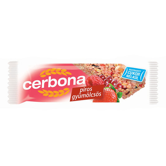 Cereal bar CERBONA Red fruits, 20 g