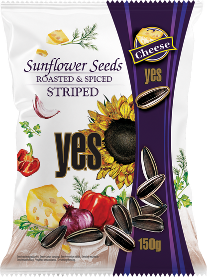 Saulėgrąžos Y.E.S, sūrio skonio, 150g