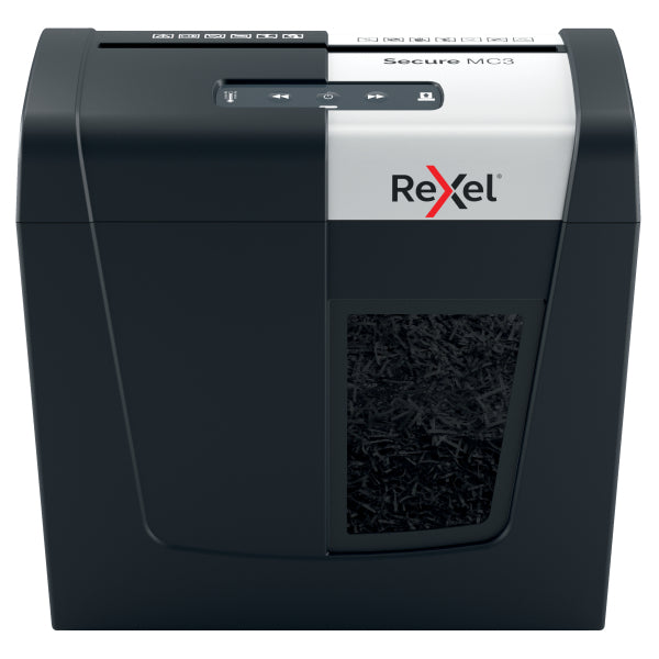 Dokumentų naikiklis Rexel Secure MC3, Whisper-Shred™, P-5, 2x15mm, 10L