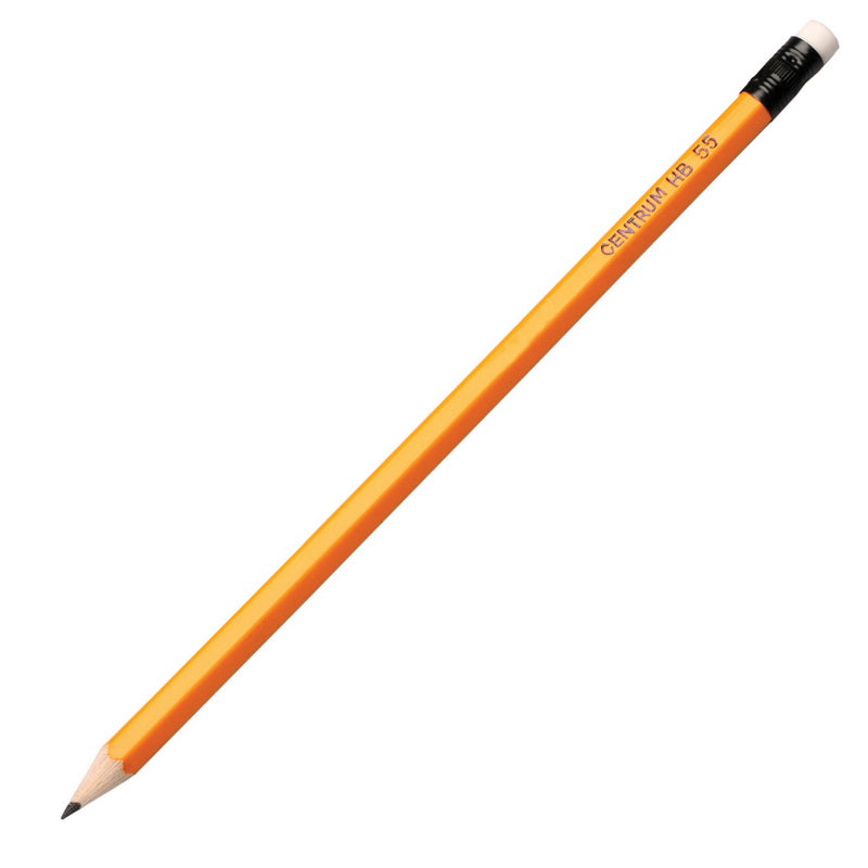 Pencil CENTRUM 55, sharpened, with eraser HB