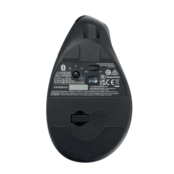Įkraunama pelė Kensington Pro Fit™ Ergo MY630 EQ