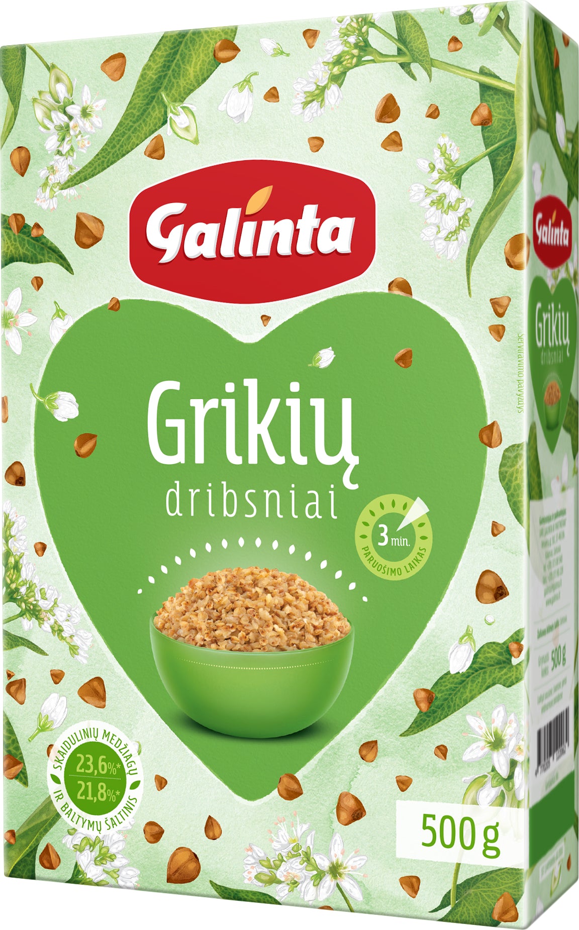Grikių dribsniai GALINTA EKSTRA, 500 g