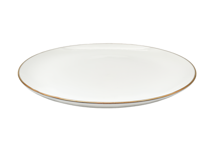 Lėkštė Gold, porcelianas, D 21 cm, vnt