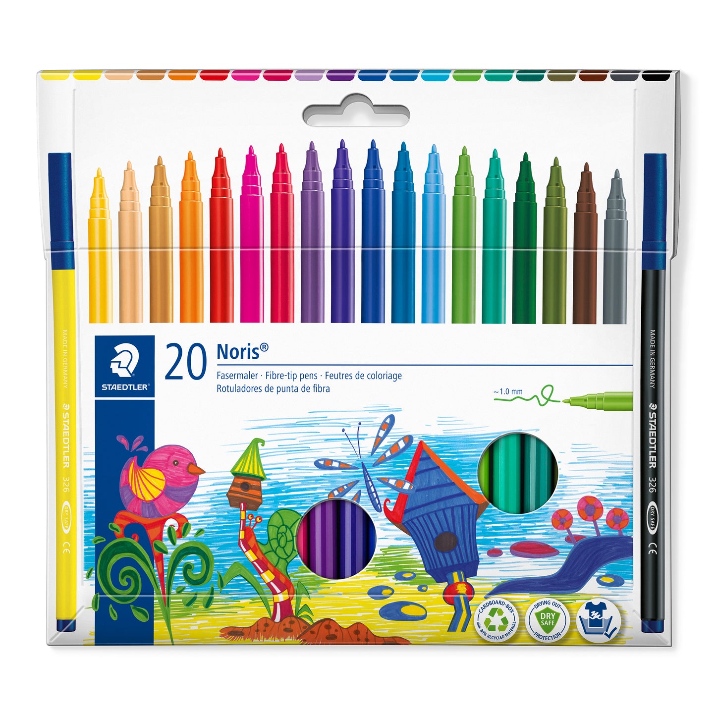 STAEDTLER Noris felt-tip pens, 20 pcs.