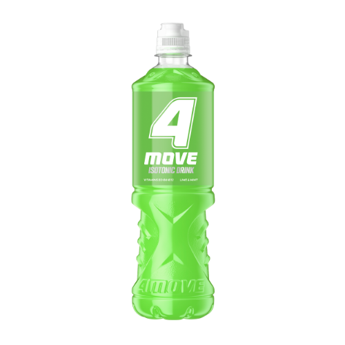 Izotoninis gėrimas 4 MOVE žaliųjų citrinų ir mėtų skonio, 750 ml