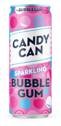 Gazuotas gaivusis gėrimas CANDY CAN Bubblegum, 0.33 l