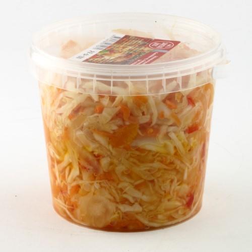 Cabbage salad SAVICKŲ ŪKIS, with peppers, in a bucket, 800 g