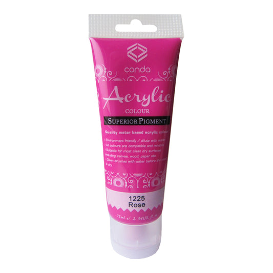 Acrylic paint 75 ml 1225, pink