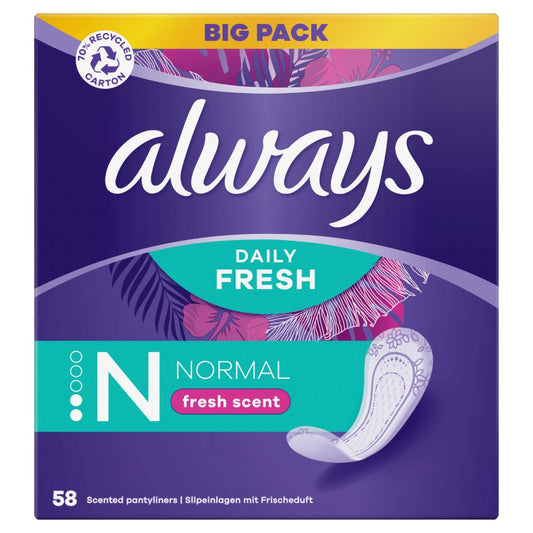 Higieniniai įklotai ALWAYS Normal Deo, 58 vnt.