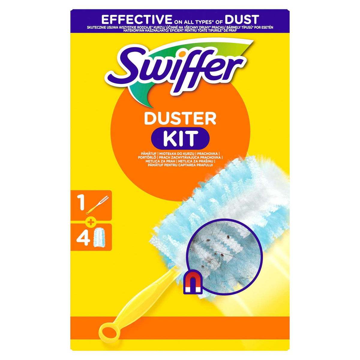 Swiffer Duster Starert Kit mini rankena + 4vnt papildymas