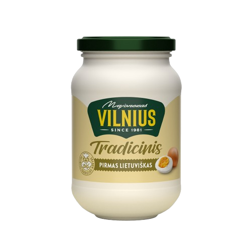Majonezas VILNIUS Pirmas Lietuviškas, 35% 475ml/430g