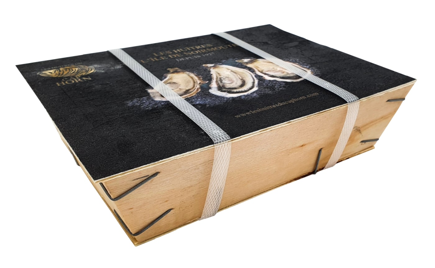 Large oysters ADRI &amp; ZOON Fdc Cap Horn no.3, with knife, 1 box, 6 pcs (Oysters ADRI &amp; ZOON)