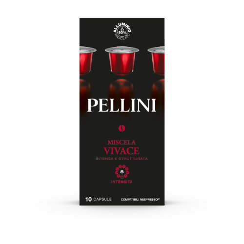 Coffee capsules PELLINI Vivace, 10x5.5g