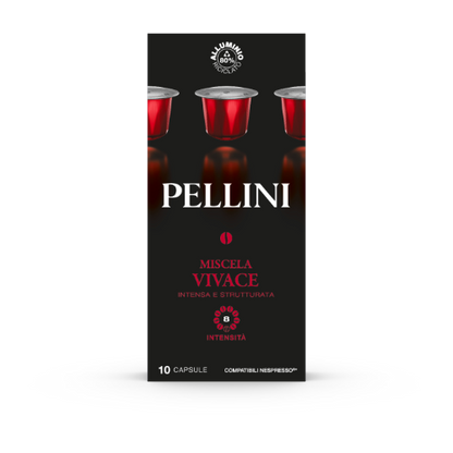 Coffee capsules PELLINI Vivace, 10x5.5g