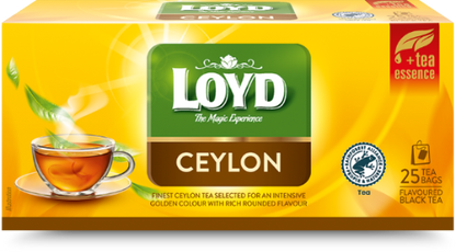 Aromatized black tea LOYD Ceylon, 25 x 2g