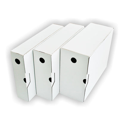Document archiving box SMLT A4, 238 x 120 x 320 mm, white