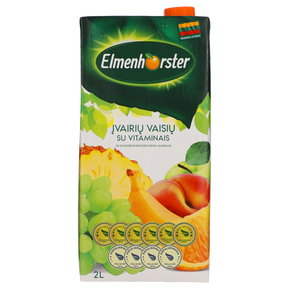 Vitaminized drink of various fruit juices ELMENHORSTER, 20%, 2 l