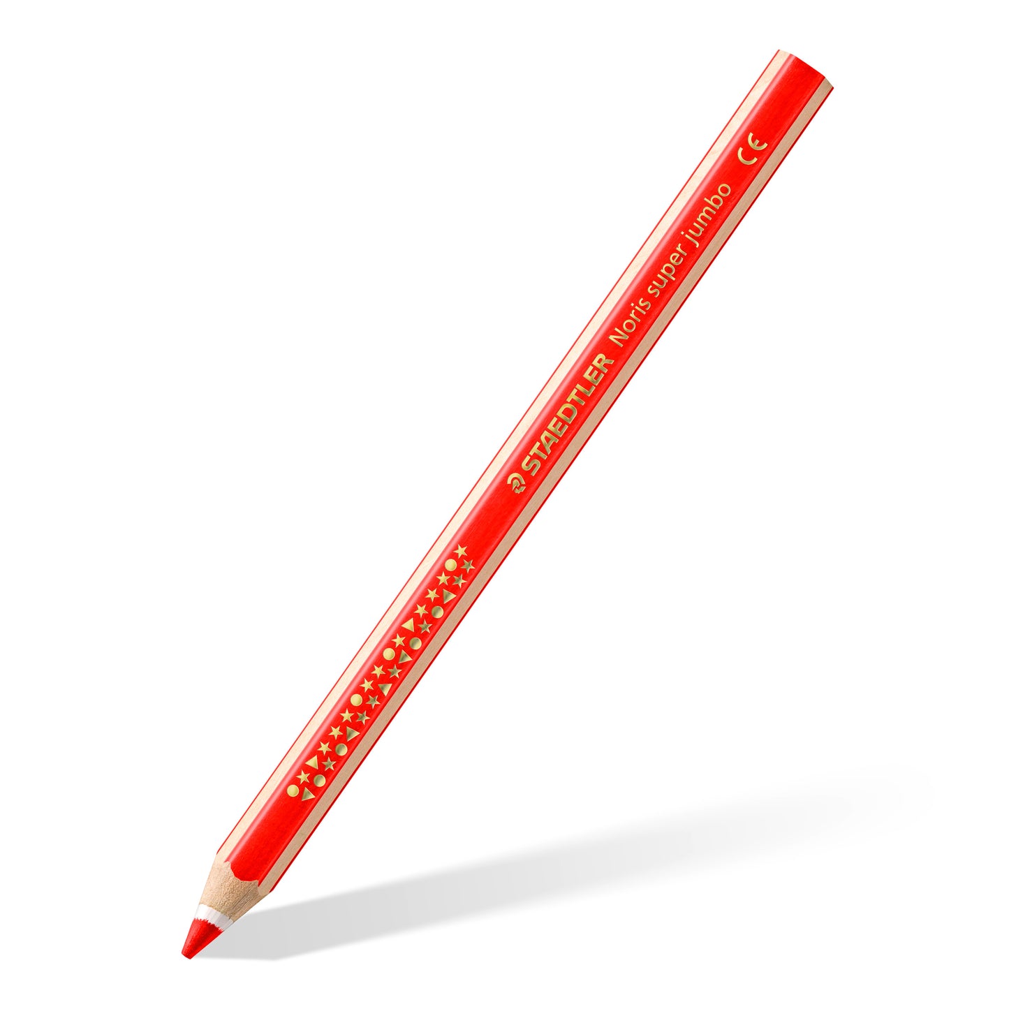 STAEDTLER SUPER JUMBO NORIS CLUB 129 large colored pencils, 6 colors