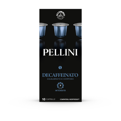 Coffee capsules PELLINI Decaffeinato, 10x5.5g