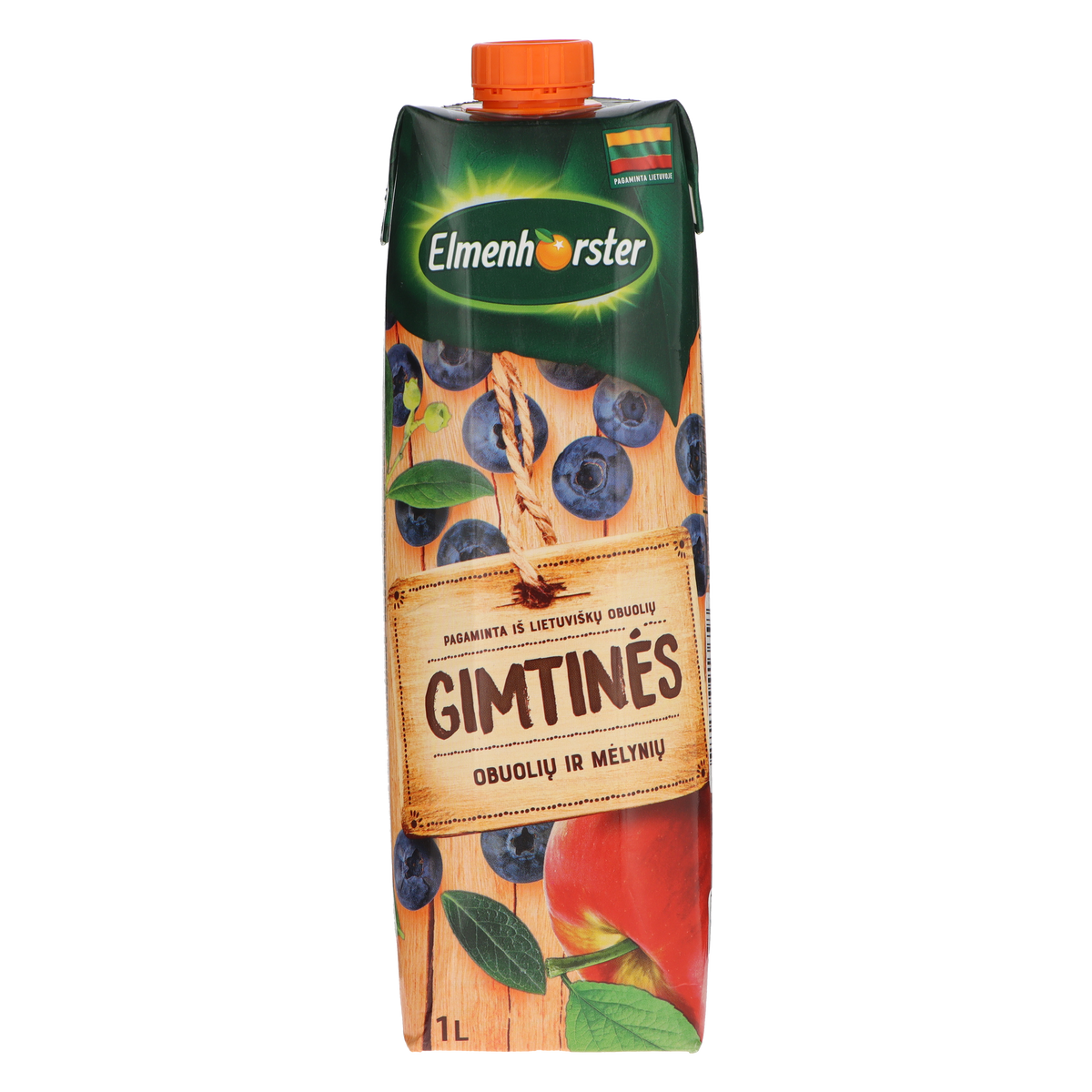 Apple and blueberry juice drink ELMENHORSTER Native, 30%, 1 l