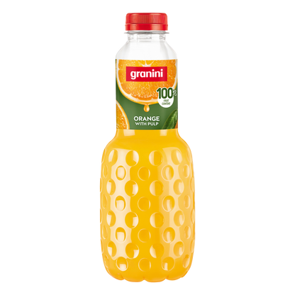 Apelsinų sultys GRANINI, su minkštimu, 100%, 1 l, PET D