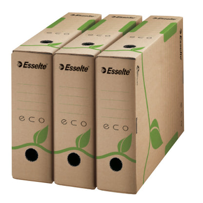 Archival box ESSELTE, 327 x 100 x 233 mm, brown