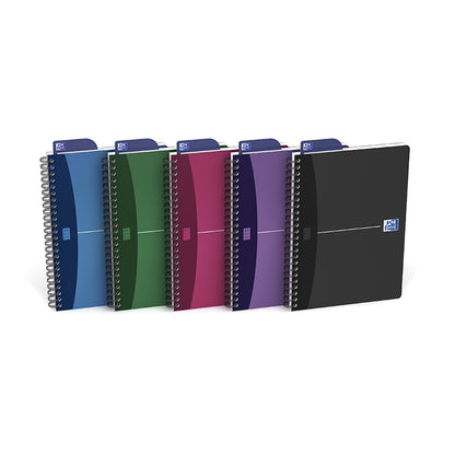 Notebook with spiral binding OXFORD URBAN MIX, A5, 50 sheets, lined