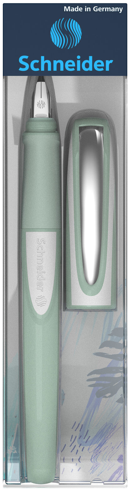 Fountain pen SCHNEIDER RAY L, green body (pistacchio), left-handed