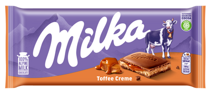 Chocolate MILKA with caramel filling, 100 g