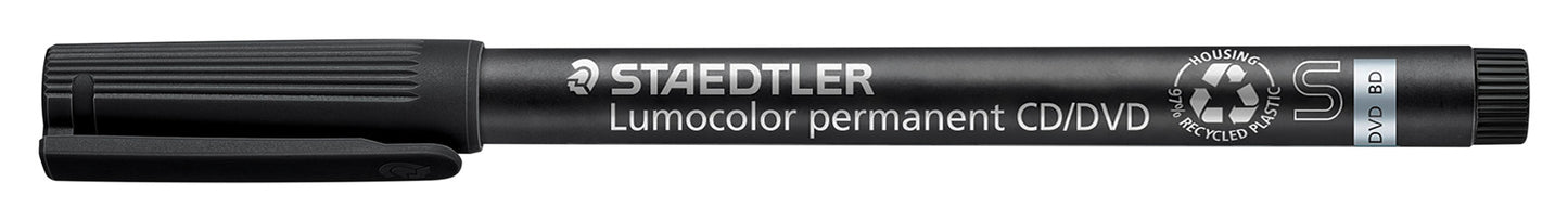 Permanentinis žymeklis STAEDTLER LUMOCOLOR CD/DVD 310, JUODA