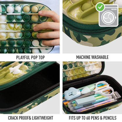 Pencil case ZIPIT ZIP &amp; POP Storage Box, military