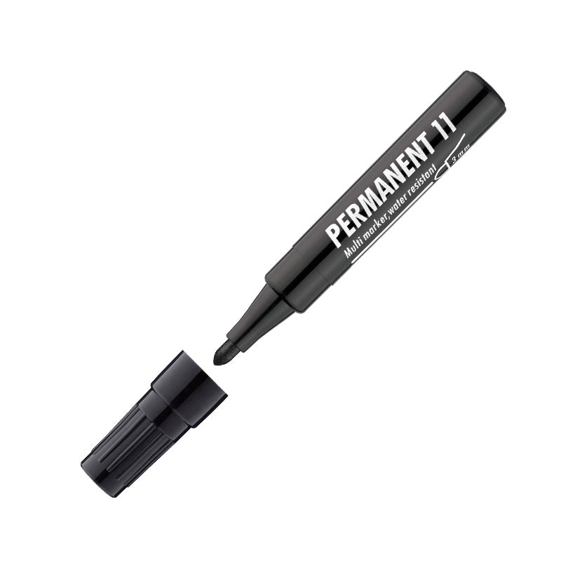 Permanent marker ICO 11, 3 mm, BLACK