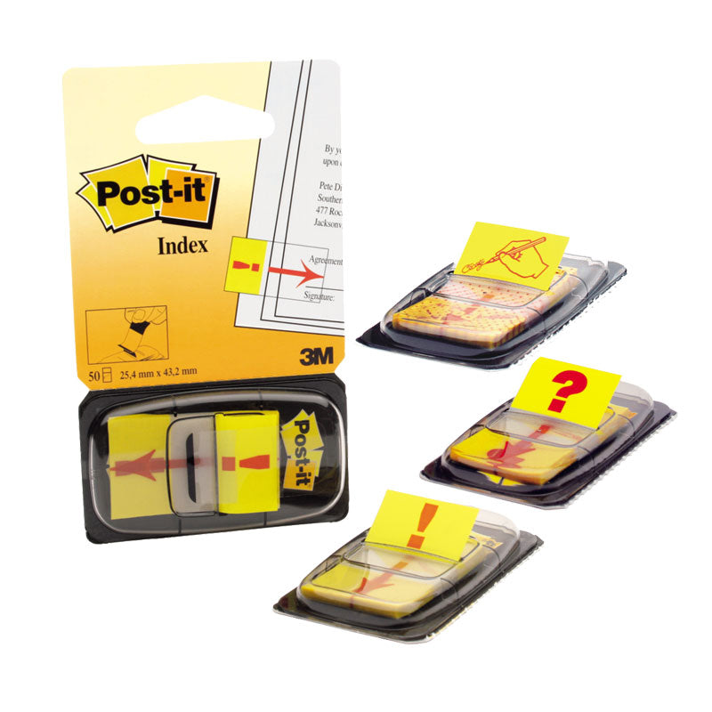 Post-it Signature sticky notes, 25.4 x 43.2 mm, 50 sheets